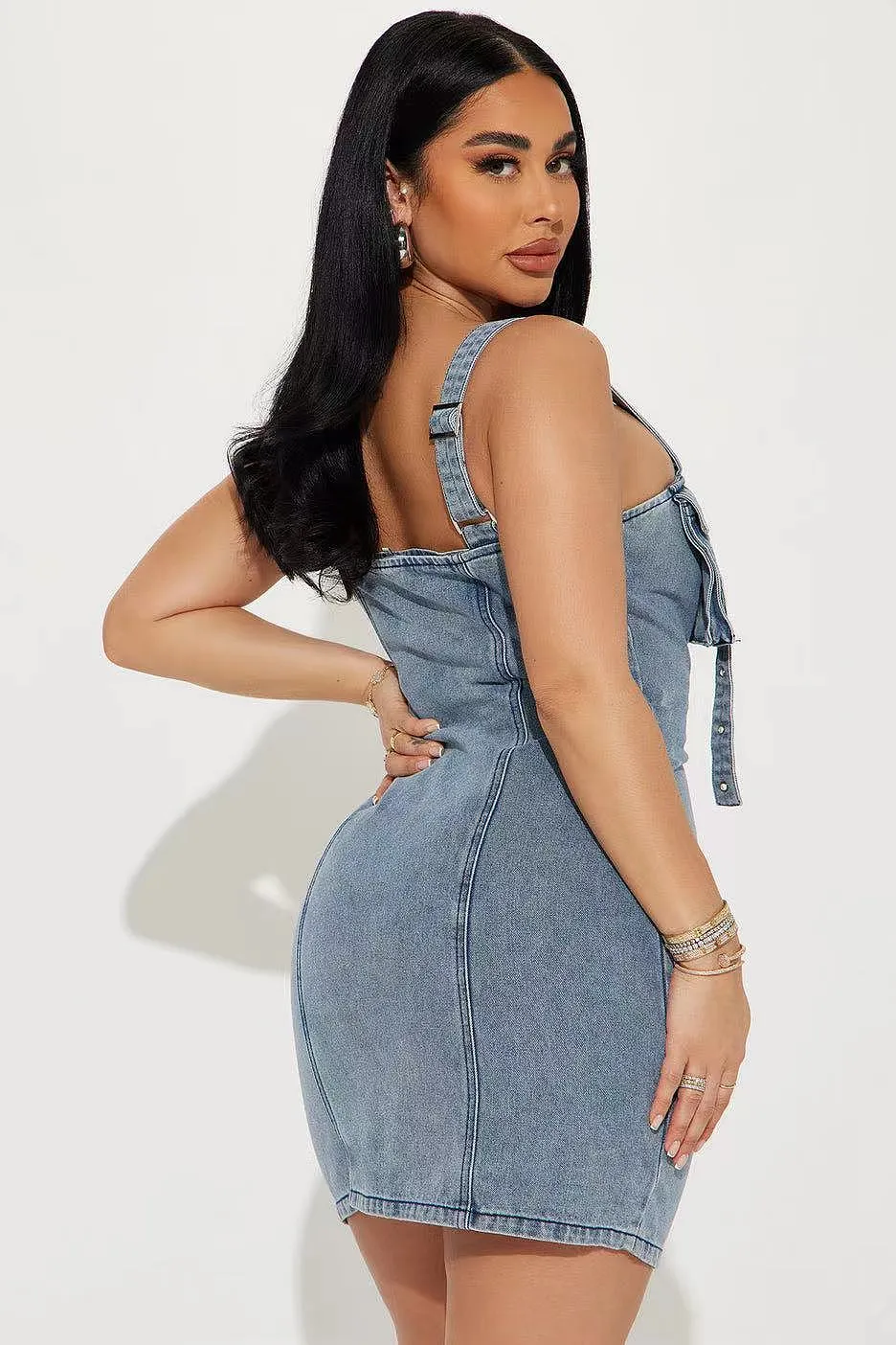 It's A Vibe Denim Dress