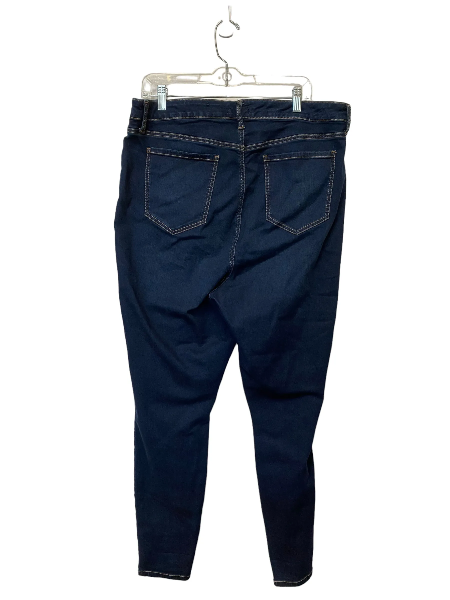 Jeans Straight By Fashion Nova In Blue Denim, Size: 18w