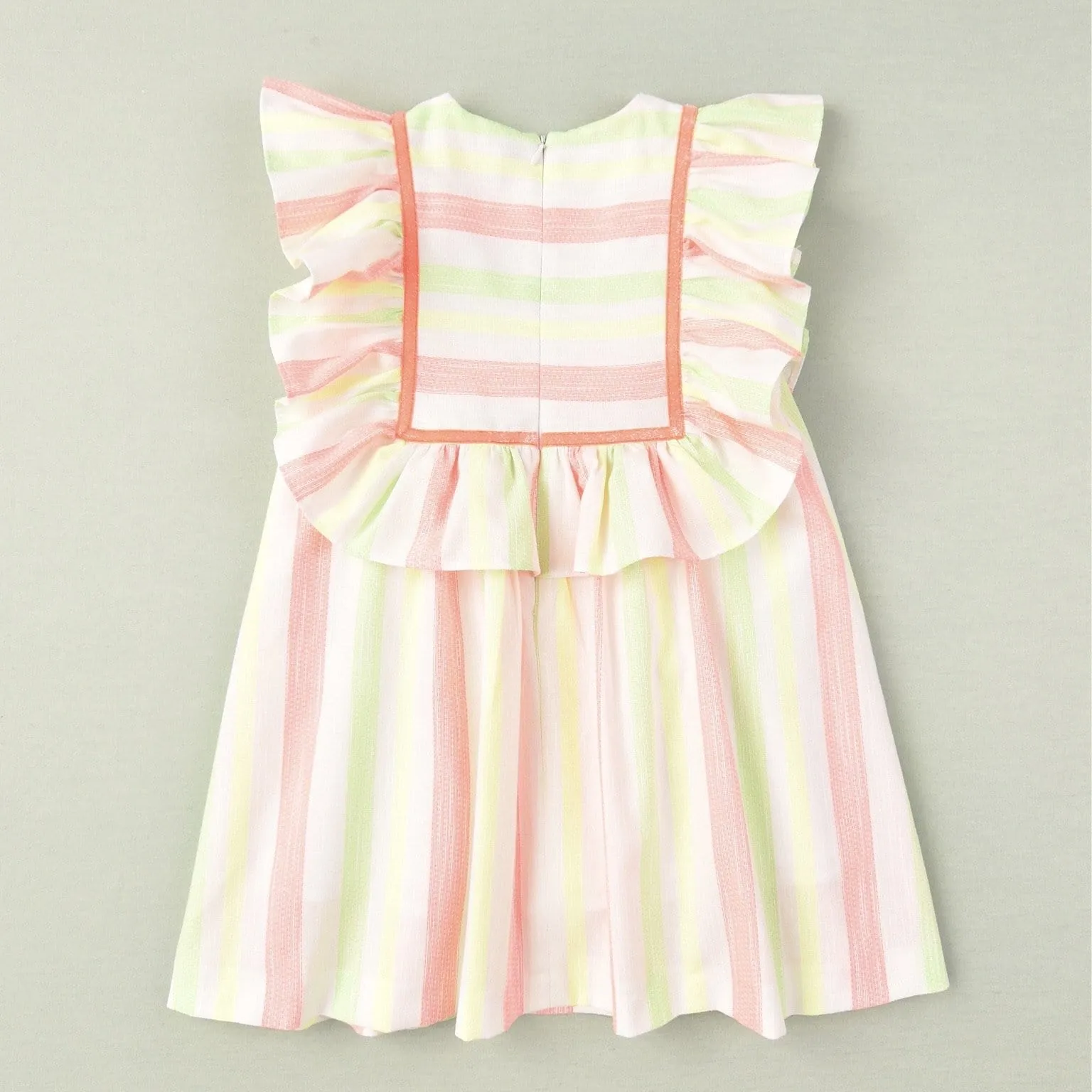 JOSE VARON - Neon Stripe Dress