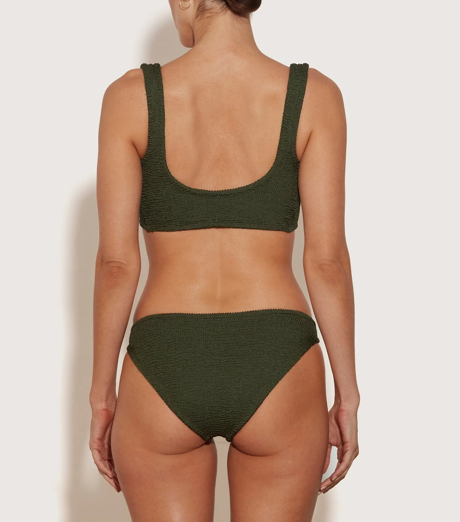 Juno Bikini - Metallic Khaki