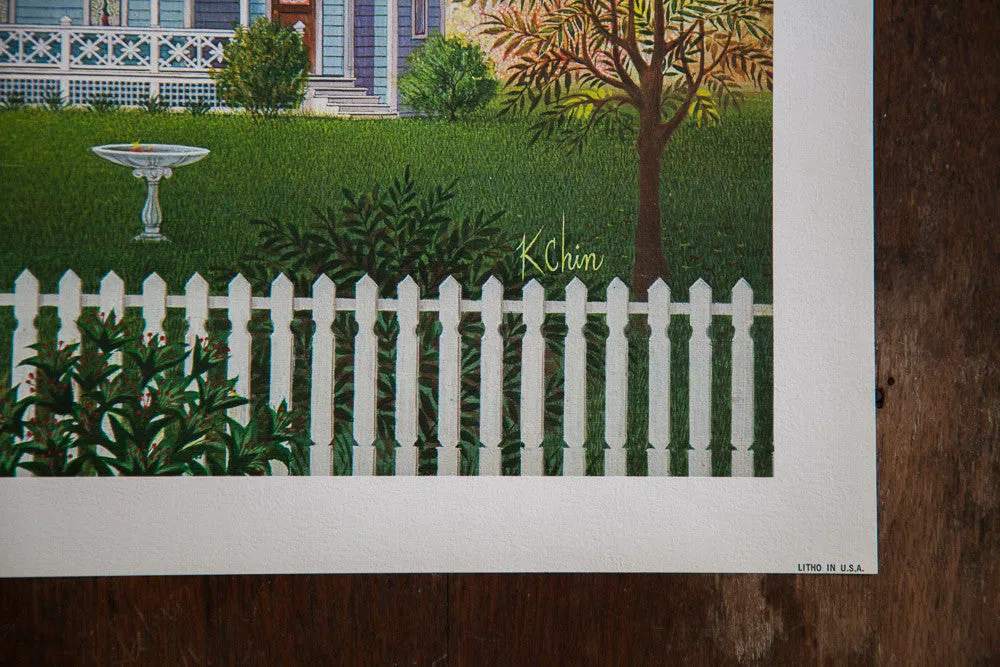 K Chin Quaint House and Picket Fence
