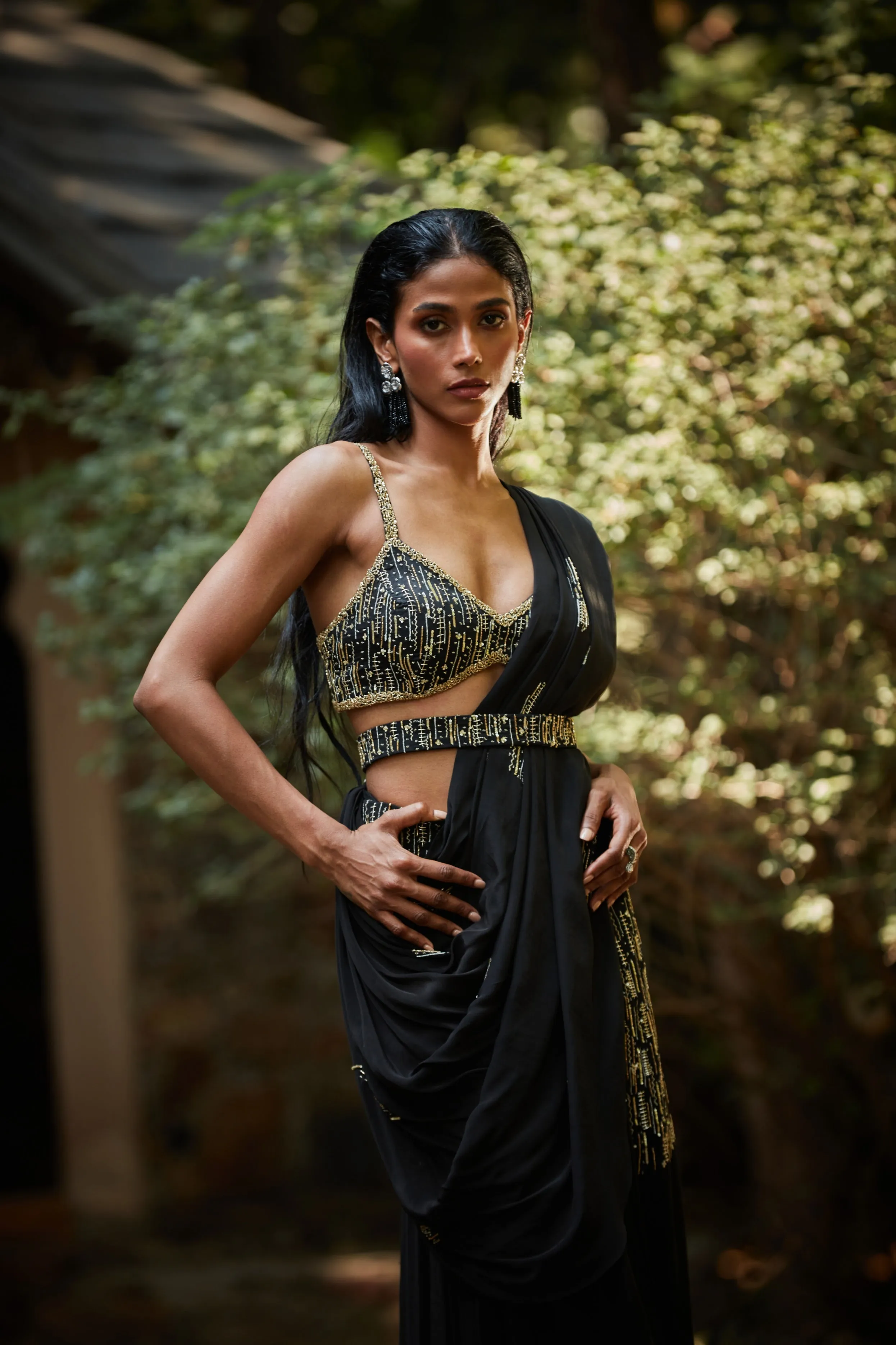 Kim Black Concept Saree
