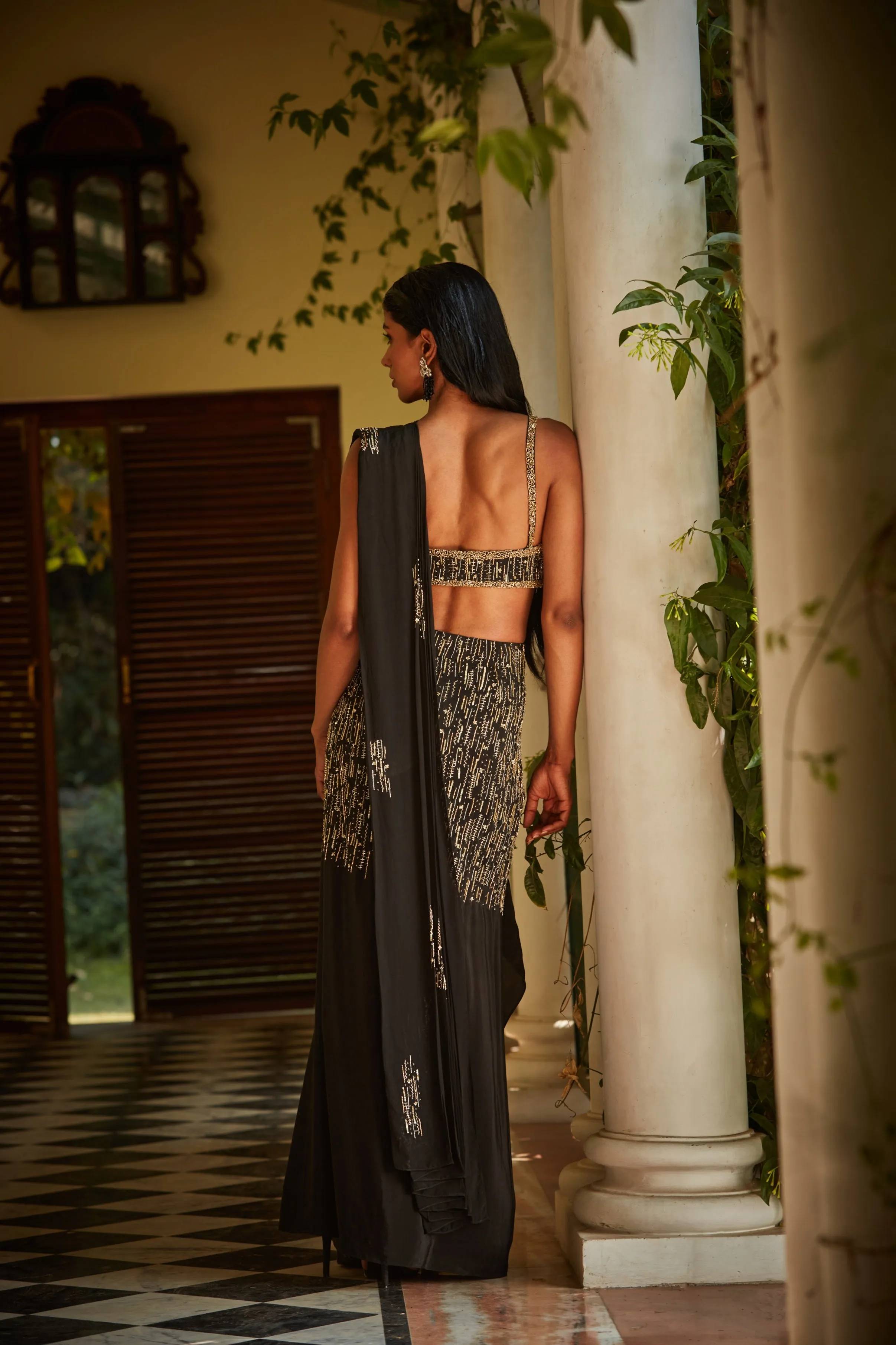 Kim Black Concept Saree