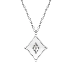 Kite / Necklace Pearl Silver