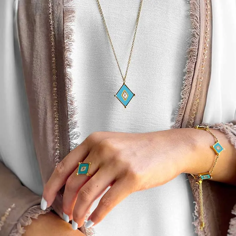 Kite / Set Turquoise Gold