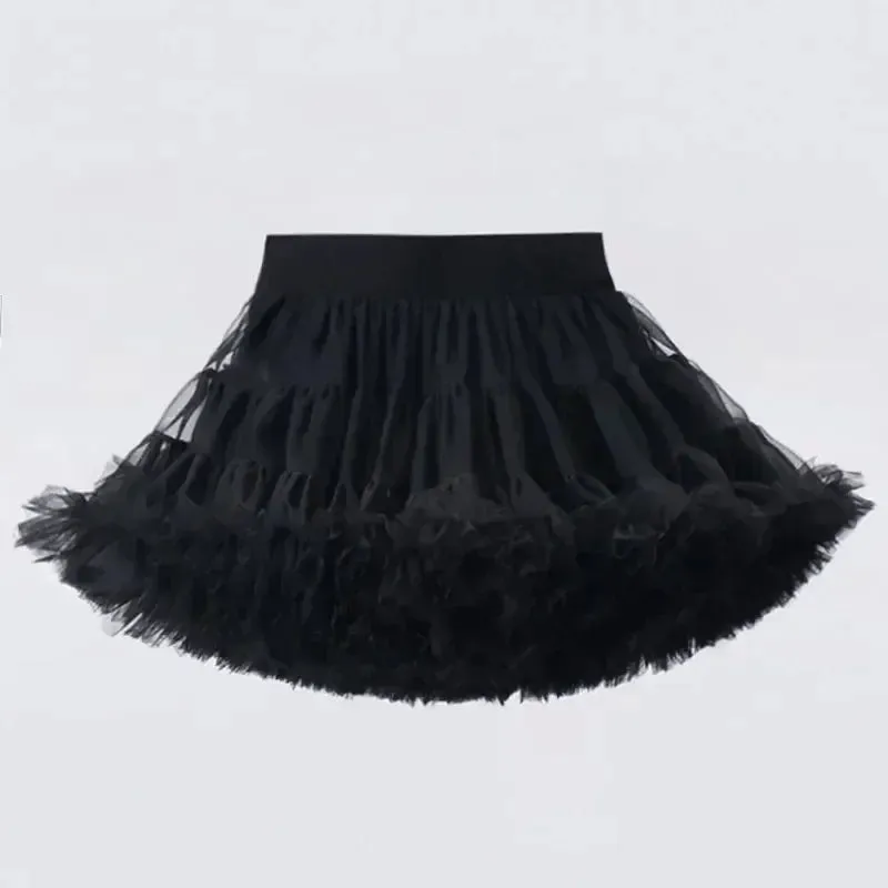 Lace Skirt Girls Fluffy Tutu Skirt