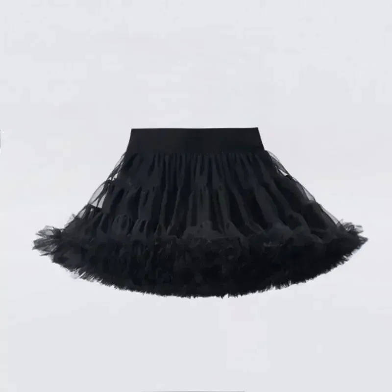 Lace Skirt Girls Fluffy Tutu Skirt