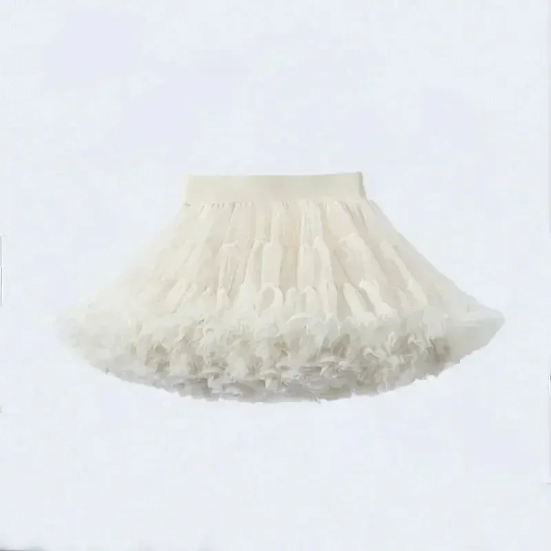 Lace Skirt Girls Fluffy Tutu Skirt