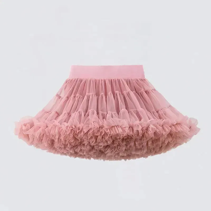 Lace Skirt Girls Fluffy Tutu Skirt