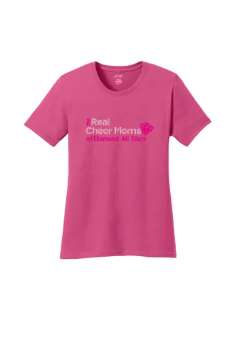 Ladies Core Cotton Tee - Diamond Cheer