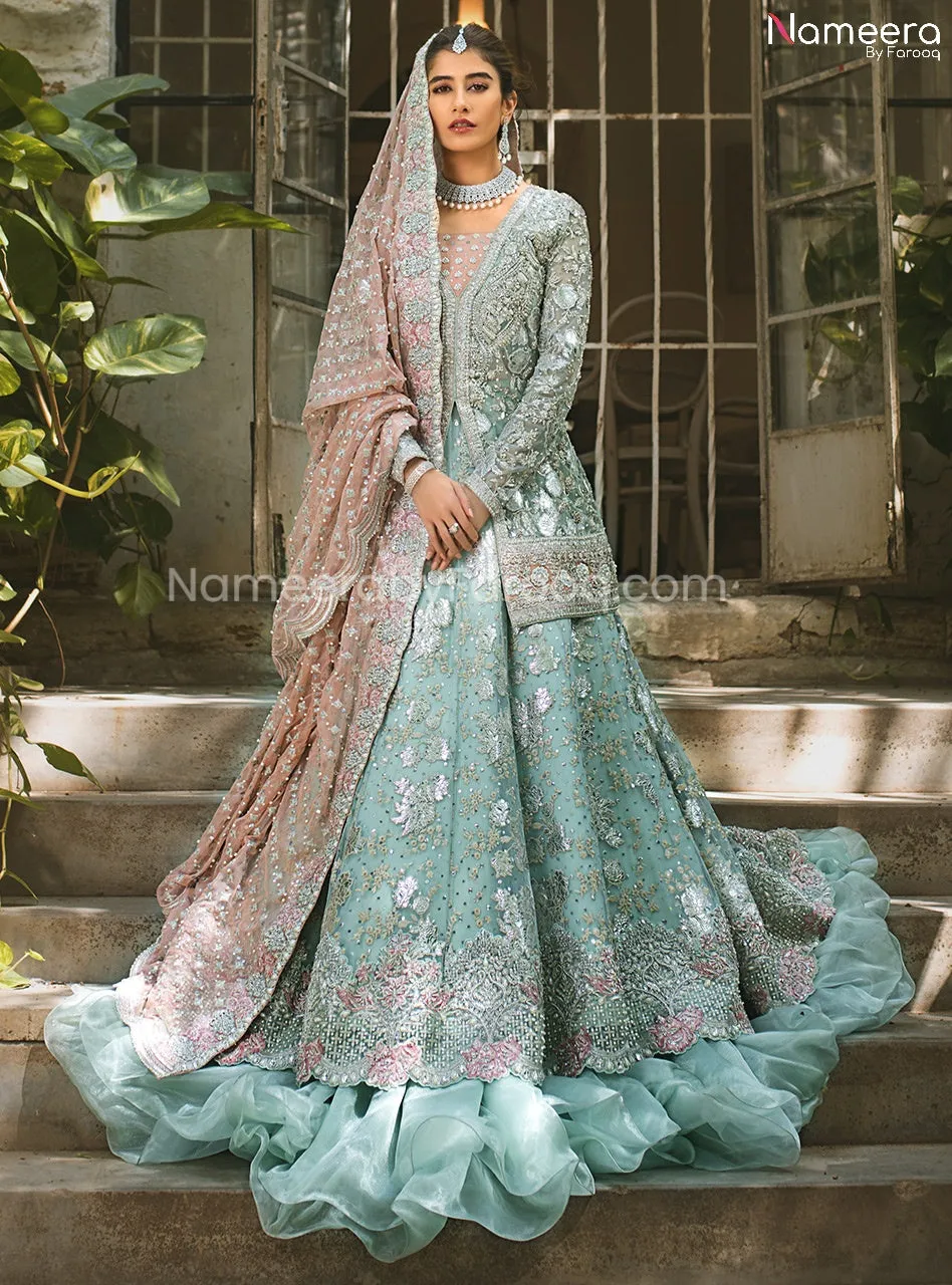 Latest Pakistani Lehenga Design for Walima 2021 #BR132