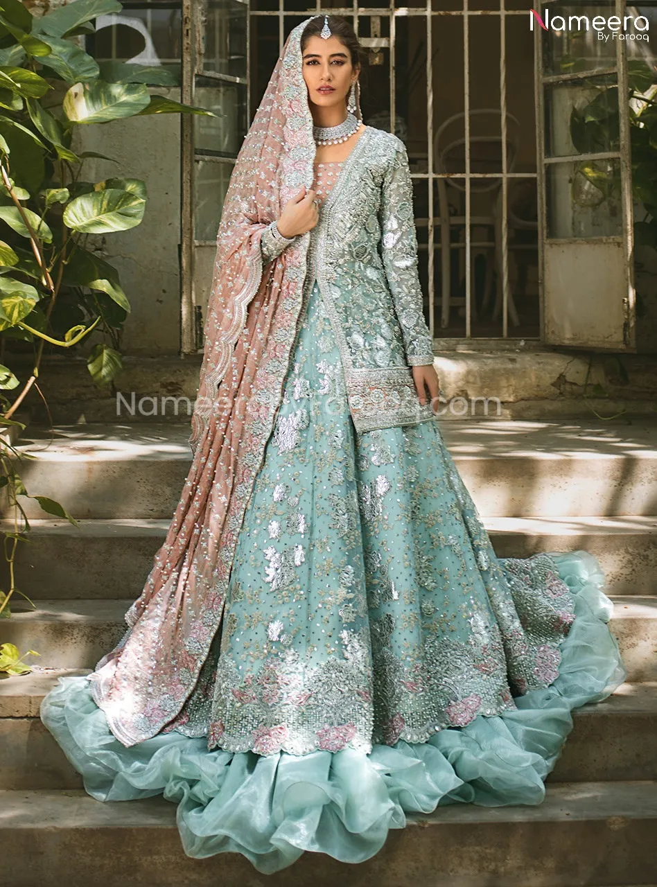 Latest Pakistani Lehenga Design for Walima 2021 #BR132