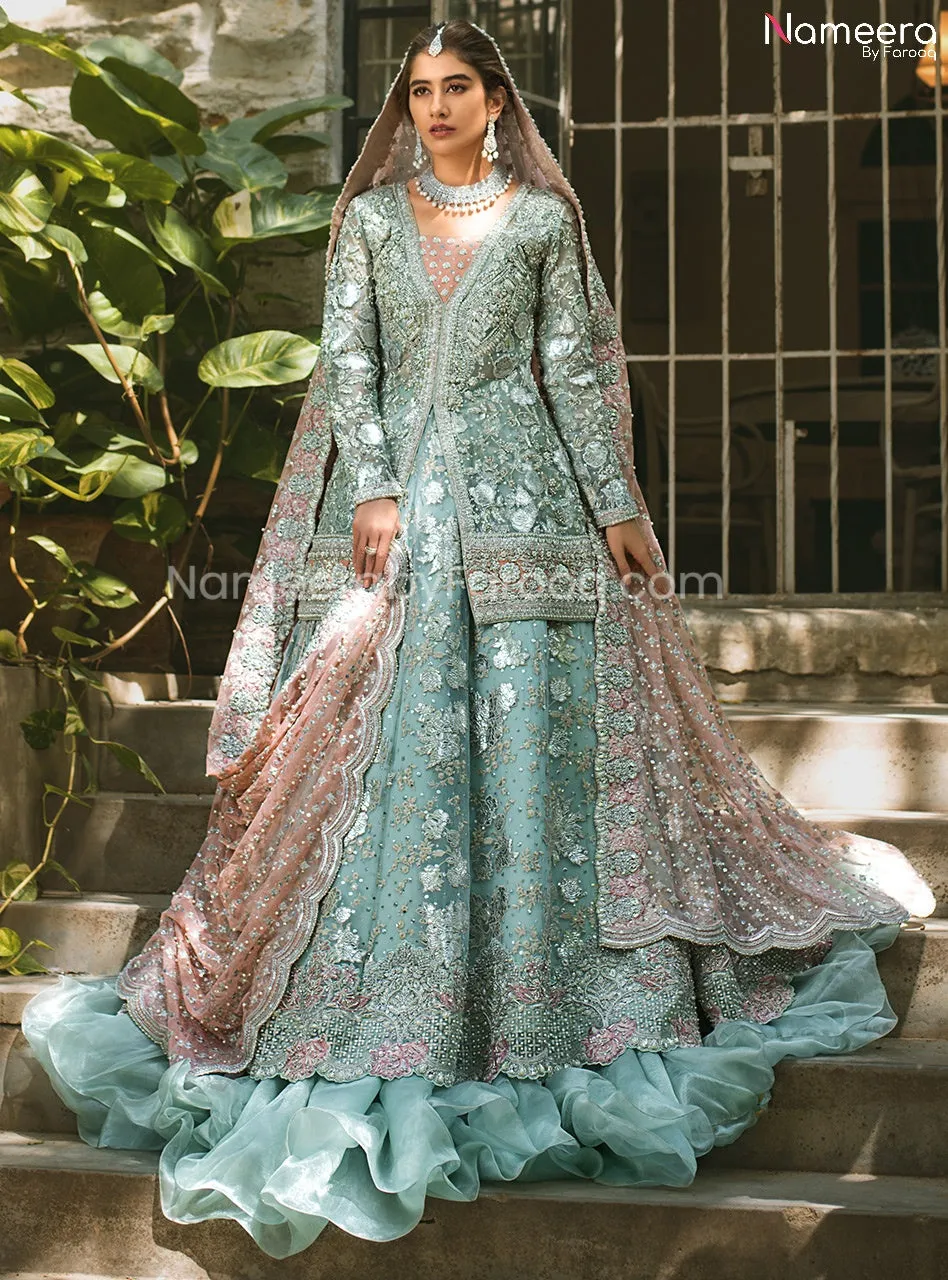 Latest Pakistani Lehenga Design for Walima 2021 #BR132