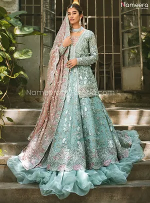 Latest Pakistani Lehenga Design for Walima 2021 #BR132