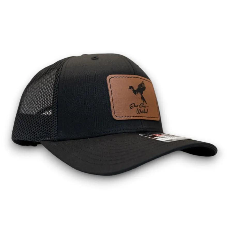 Leather Woodie Youth Patch Hat