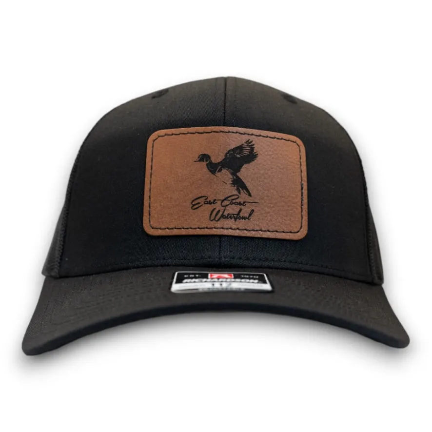 Leather Woodie Youth Patch Hat