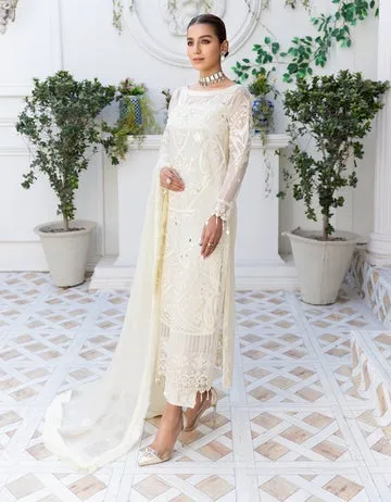 LF - 408 | Emaan Adeel Le Festa Premium Formals Vol 4 |  Unstitched Embroidered Chiffon Suits