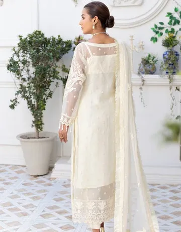 LF - 408 | Emaan Adeel Le Festa Premium Formals Vol 4 |  Unstitched Embroidered Chiffon Suits