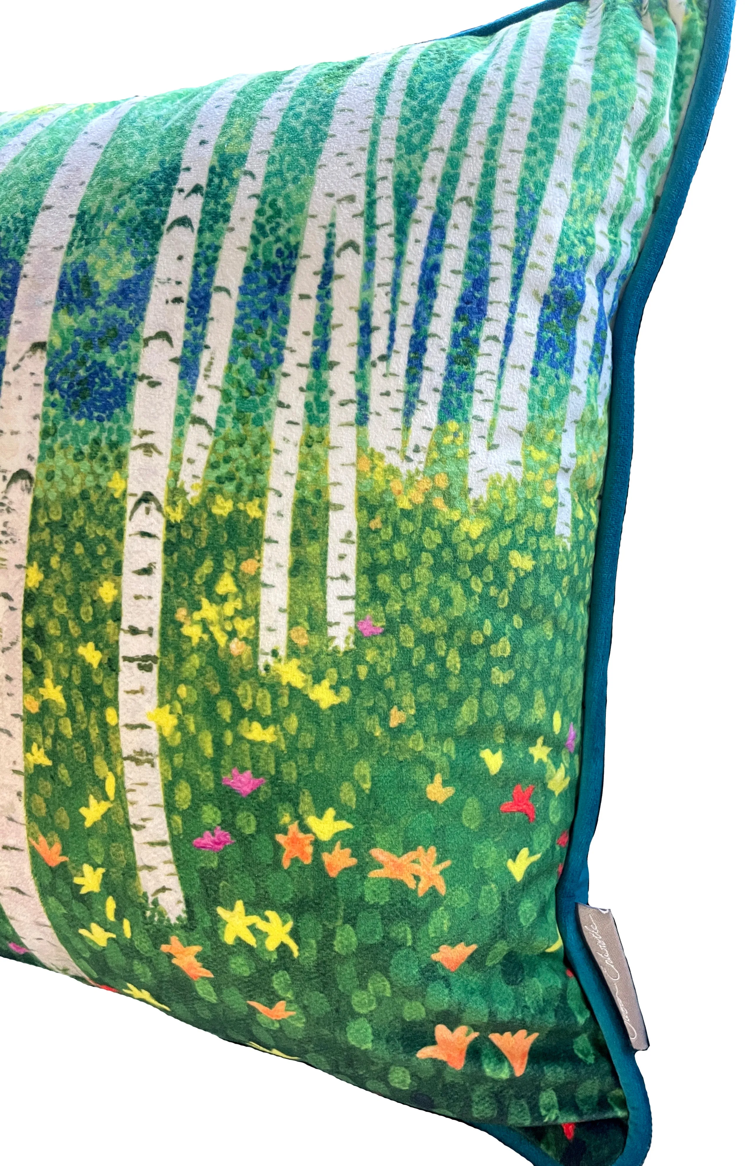 Lilies & Birch Cushion