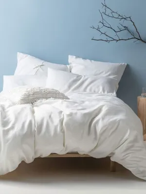 Linen House Nimes White Duvet Cover Set