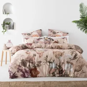 Linen House Sand Rylee Duvet Cover Set