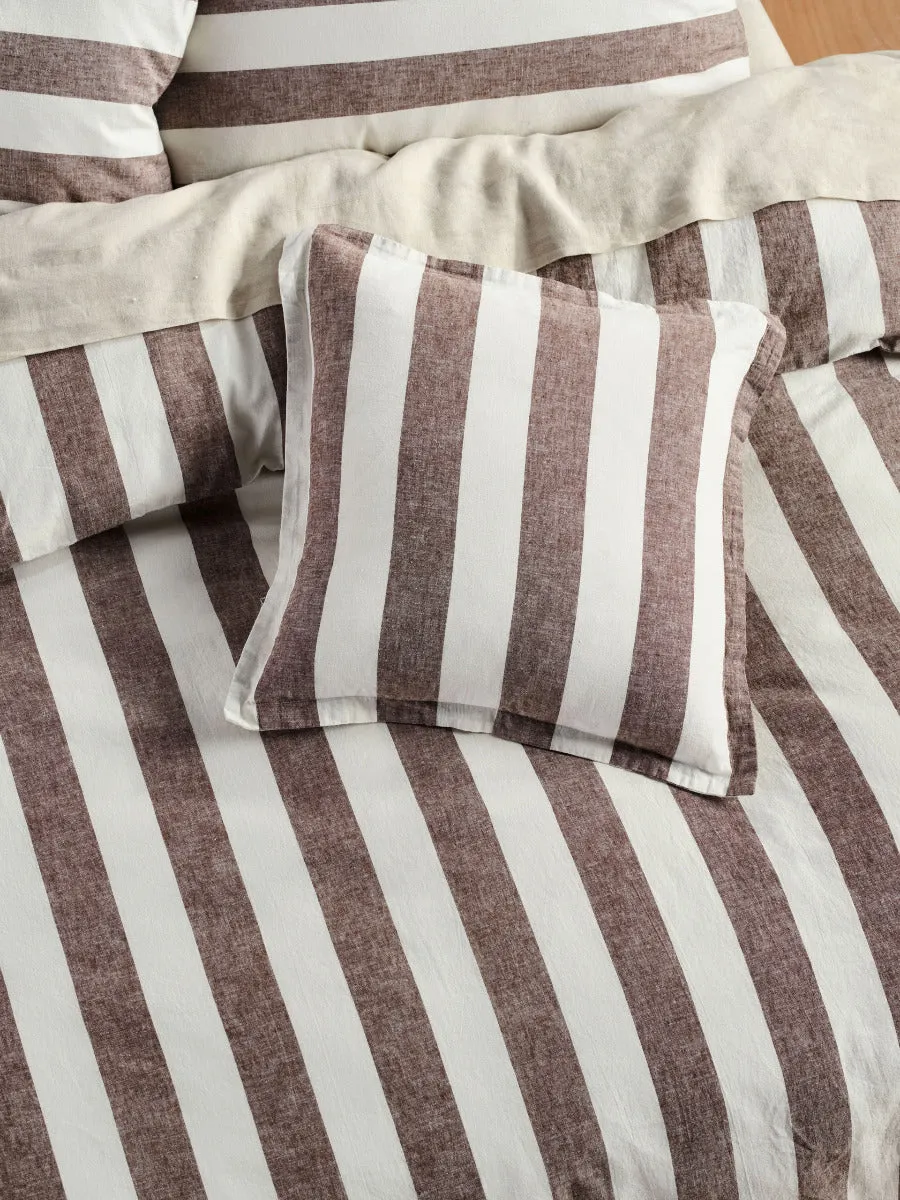 LINEN HOUSE VINTAGE STRIPE - TIRAMISU