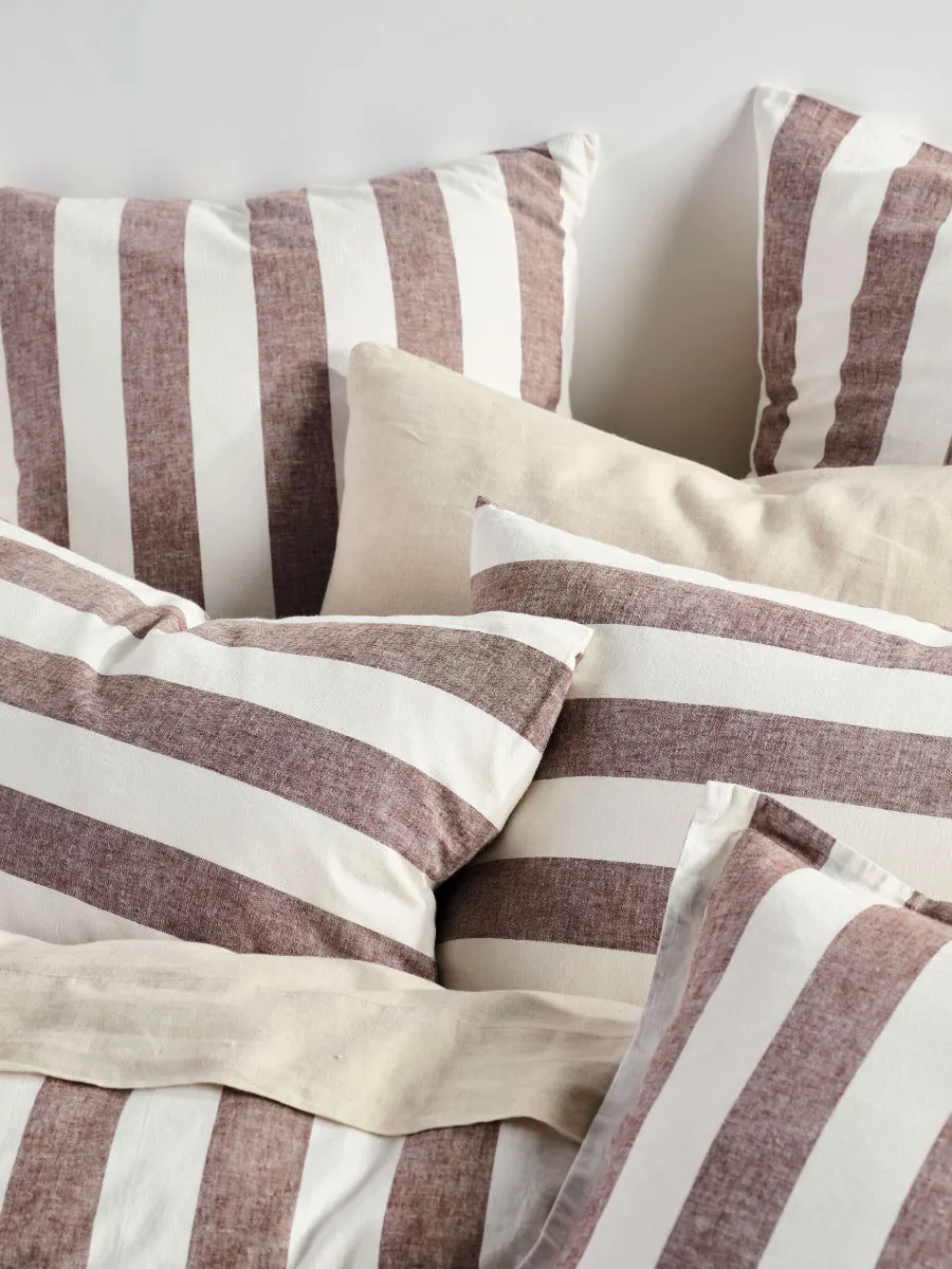 LINEN HOUSE VINTAGE STRIPE - TIRAMISU
