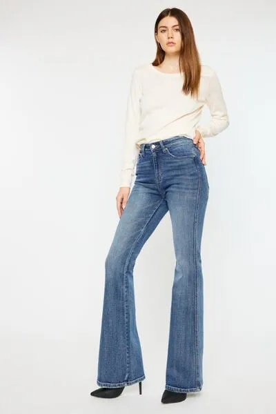 Linsey Cat's Whiskers High Waist Flare Jeans