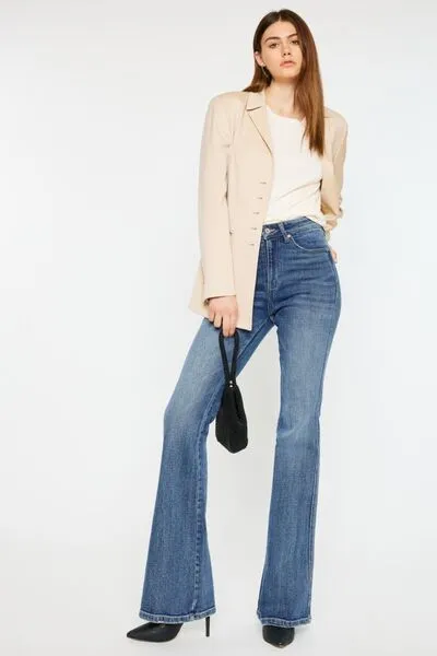 Linsey Cat's Whiskers High Waist Flare Jeans