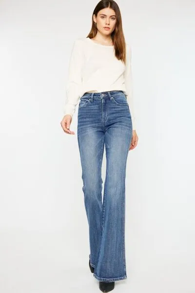 Linsey Cat's Whiskers High Waist Flare Jeans