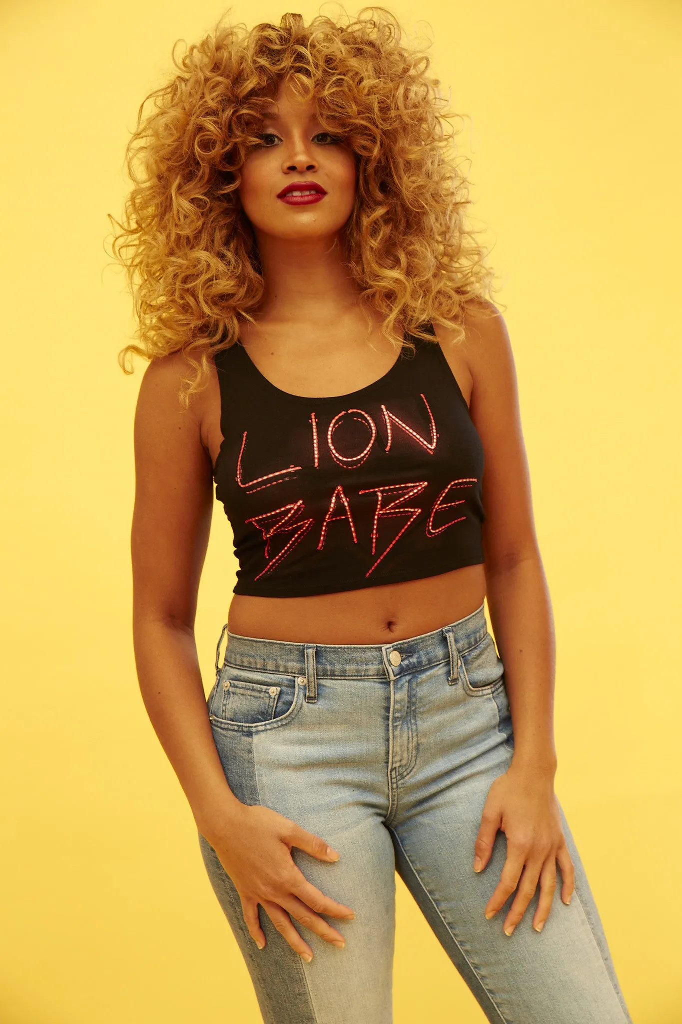LION BABE CROP TOP