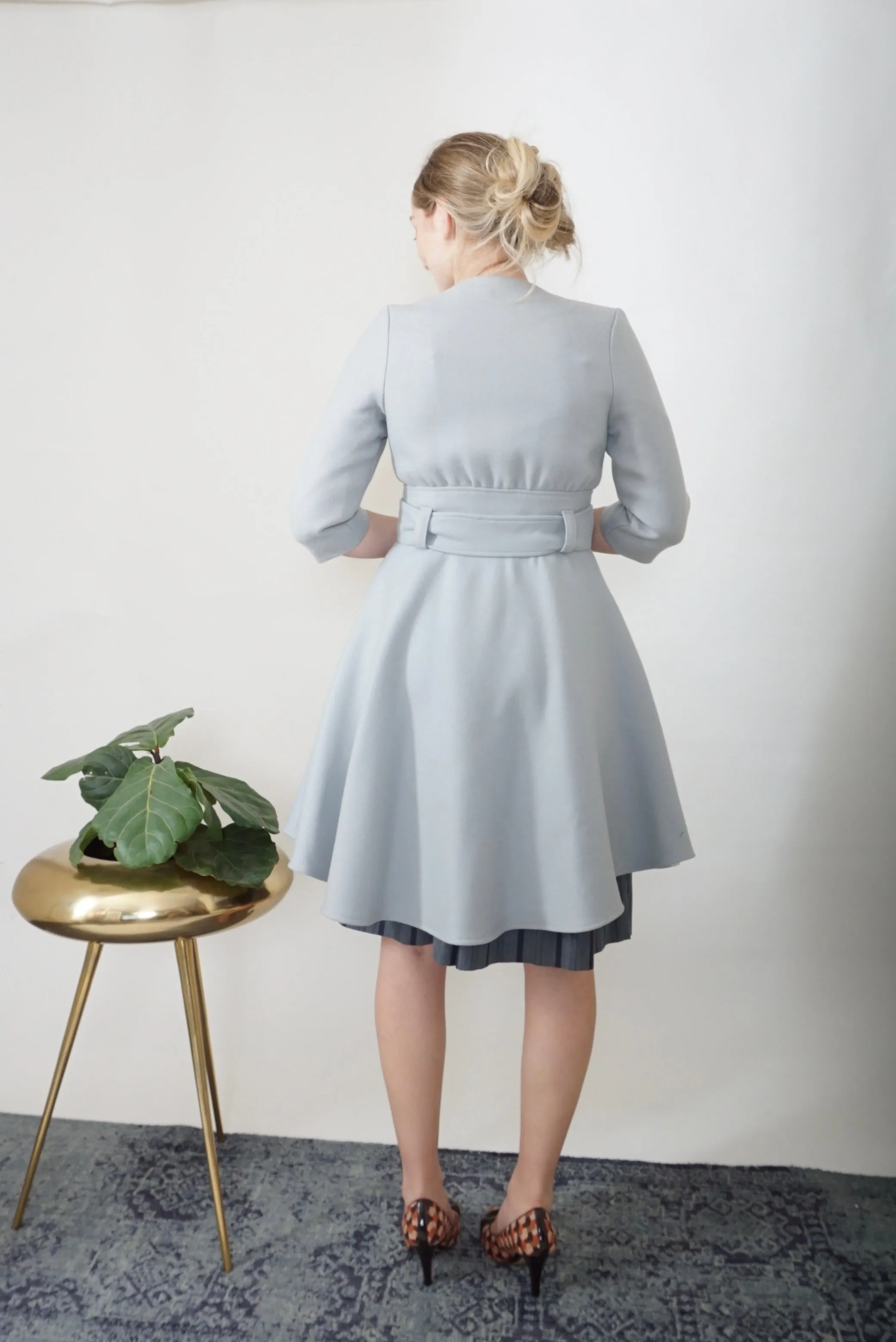 Loeffler Randall Pale Blue Opera Coat