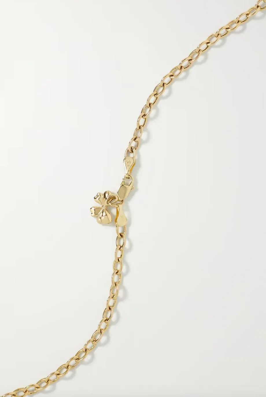 Love Bug Pendant Necklace - Turquoise and Tourmaline