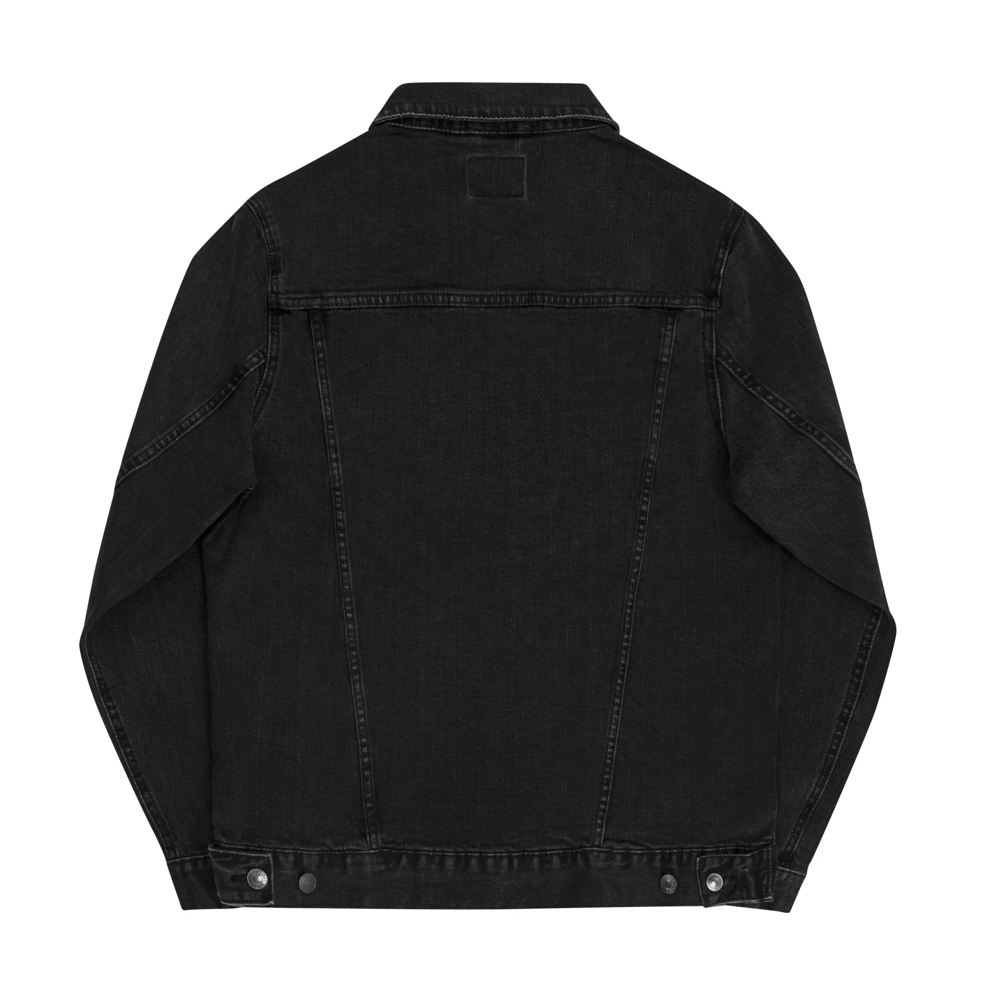 Maadish | denim jacket w/white logo (colors available)