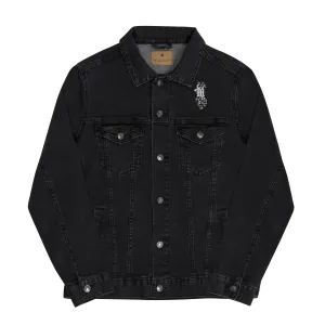 Maadish | denim jacket w/white logo (colors available)