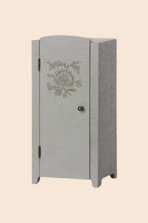 Maileg Miniature Closet - Grey/Mint