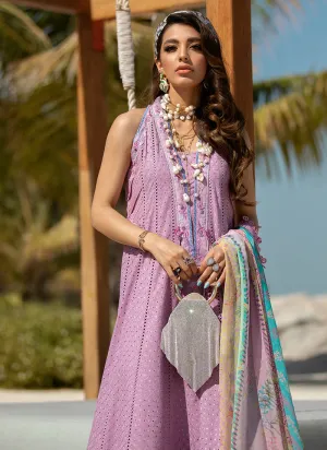 Marbella Mauve | Farah Talib Aziz ILO ILO Luxury Lawn Collection 2022 | Unstitched Embroidered Lawn Suits