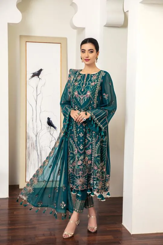 Mariana | Alizeh Royale De Luxe Collection | Unstitched Embroidered Chiffon Suits