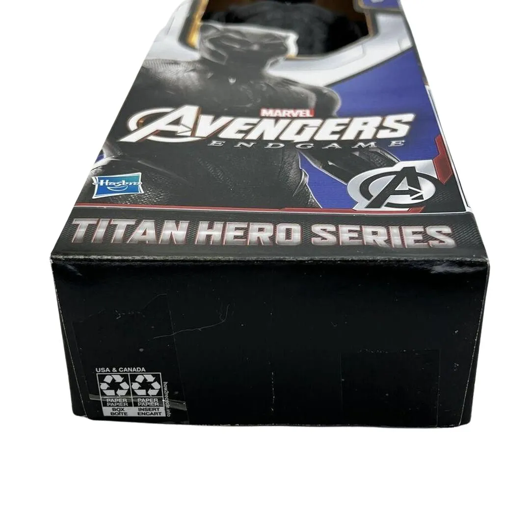 MARVEL Avengers Endgame Titan Hero Series Black Panther 12" Action Figure New
