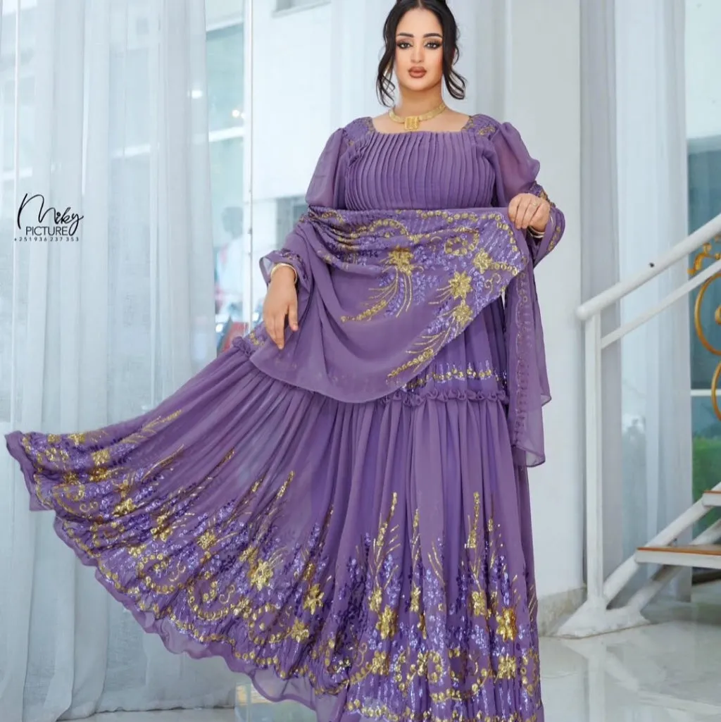 Mekides Chiffon Dress