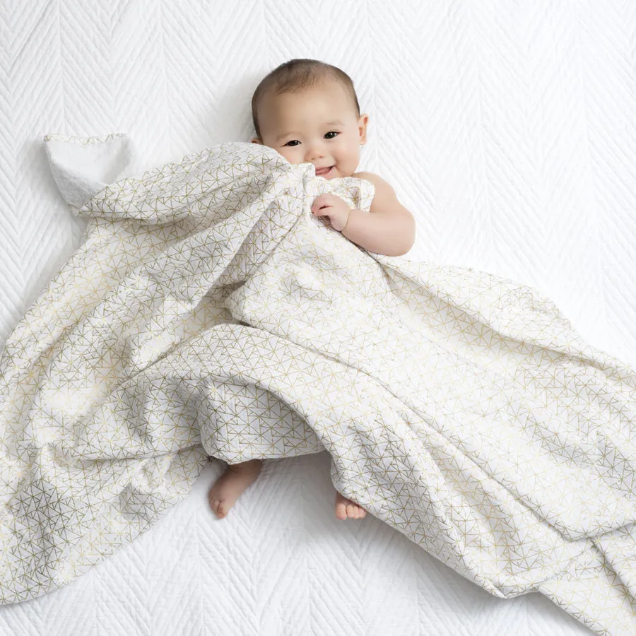 Metallic Gold Deco 3 pack Classic Swaddles