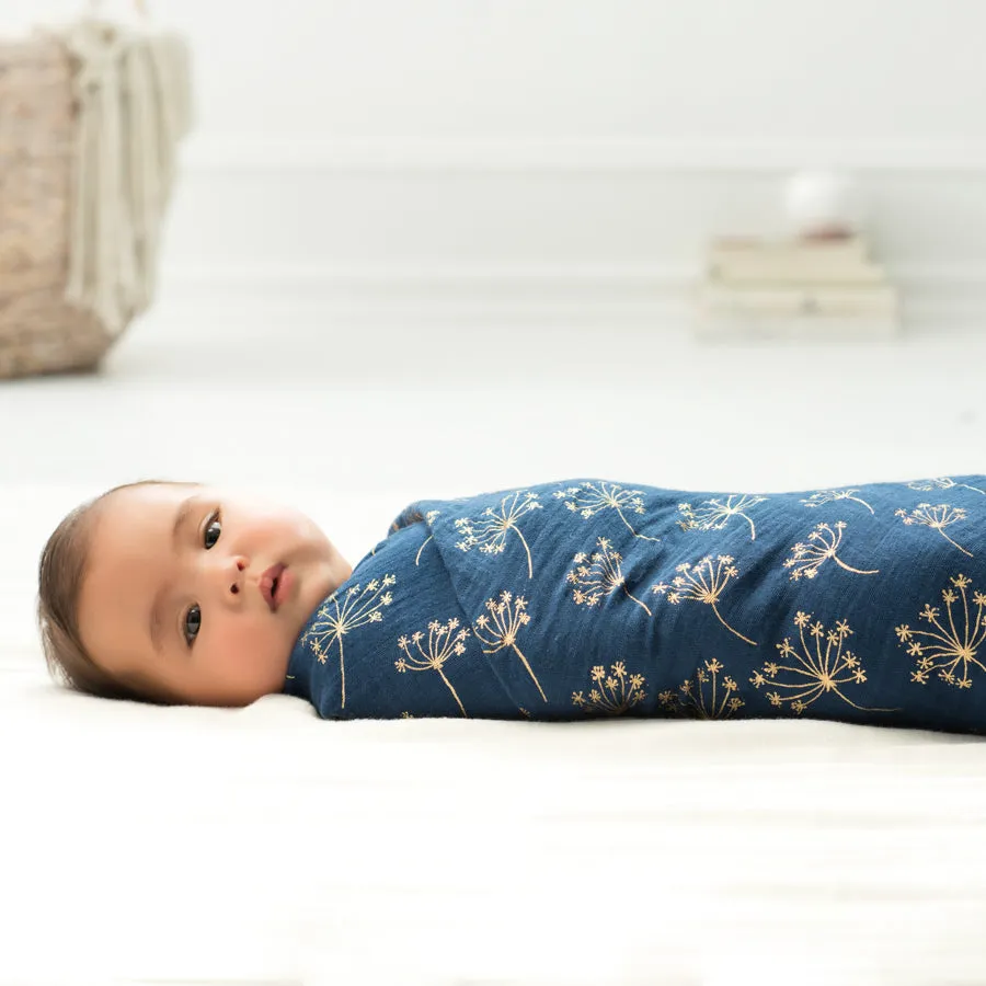 Metallic Gold Deco 3 pack Classic Swaddles