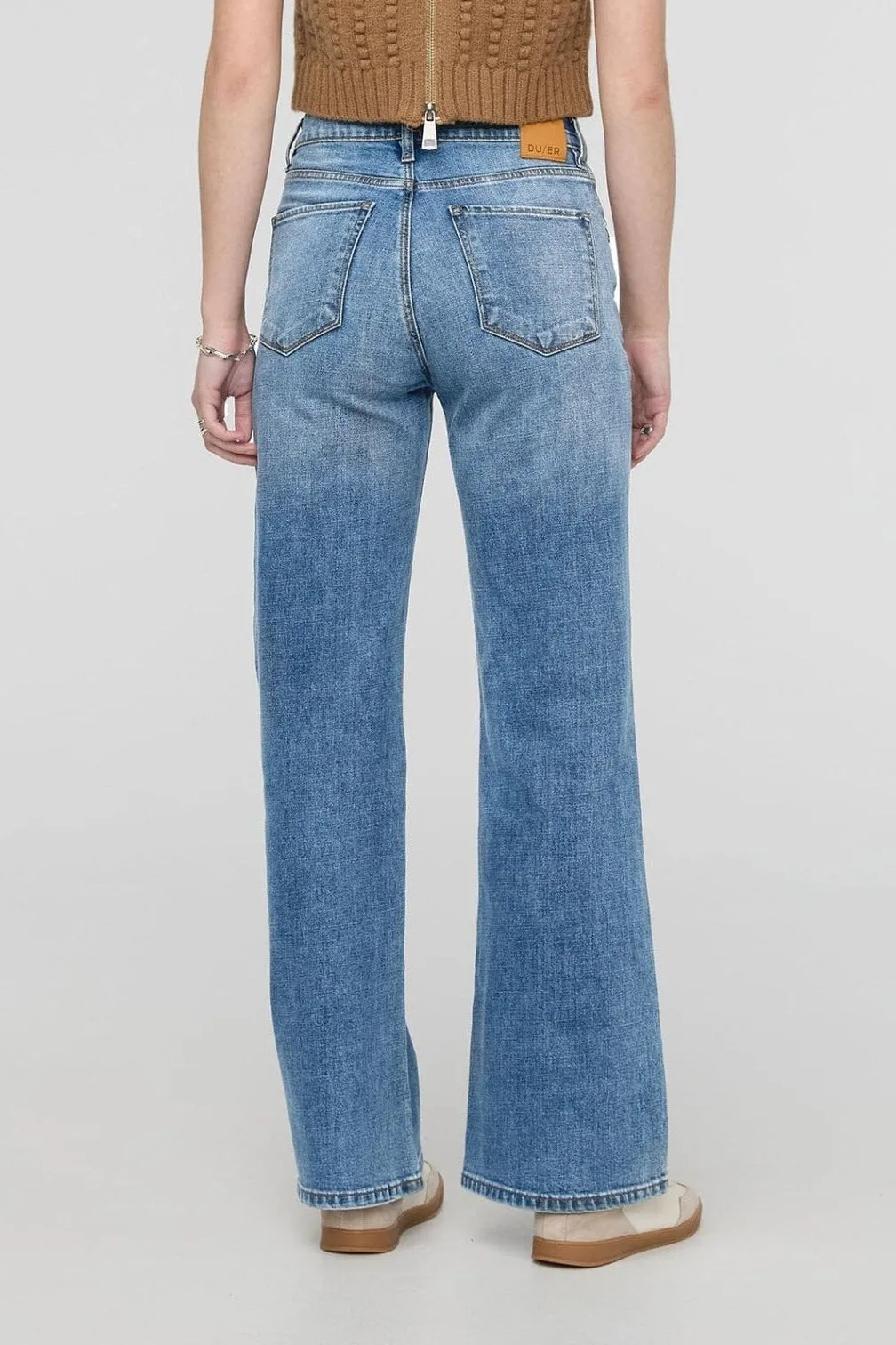 Midweight Performance Denim Wide Leg