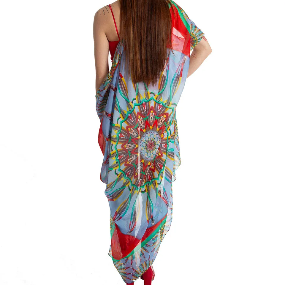 Milan World Tour Needle Thread and knot Scarf