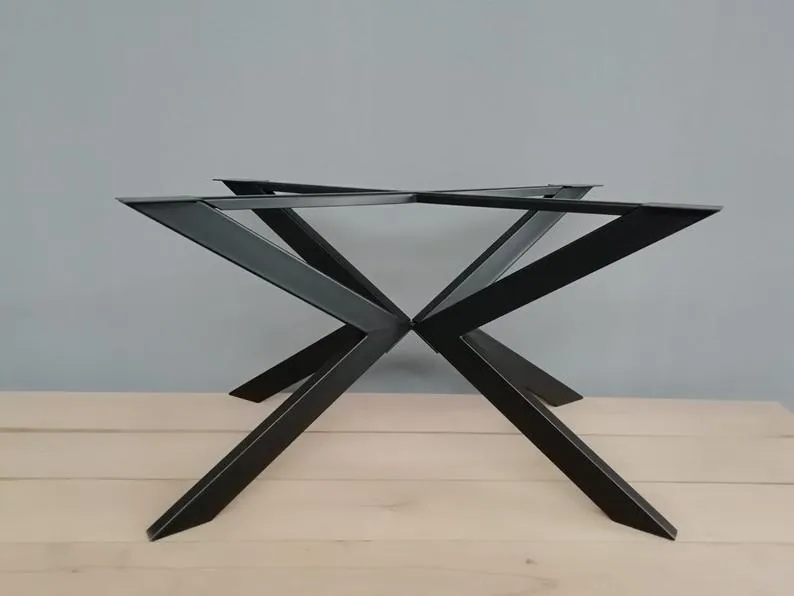 Modern Spider Dining Table Base , 28"H x 28” W x 72” L TUG - Table Base