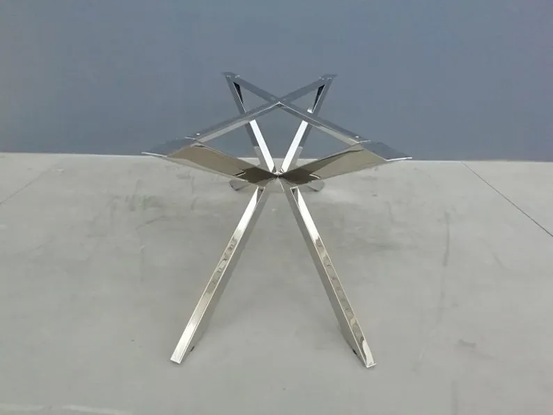 Modern Spider Dining Table Base , 28"H x 28” W x 72” L TUG - Table Base