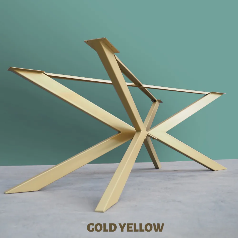 Modern Spider Dining Table Base , 28"H x 28” W x 72” L TUG - Table Base