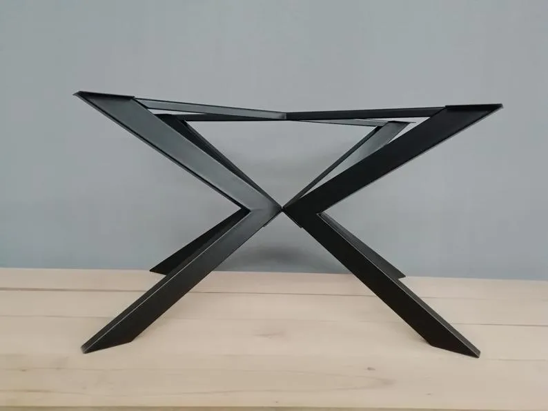 Modern Spider Dining Table Base , 28"H x 28” W x 72” L TUG - Table Base