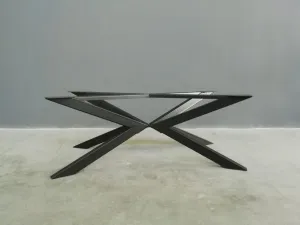 Modern Spider Dining Table Base , 28"H x 28” W x 72” L TUG - Table Base