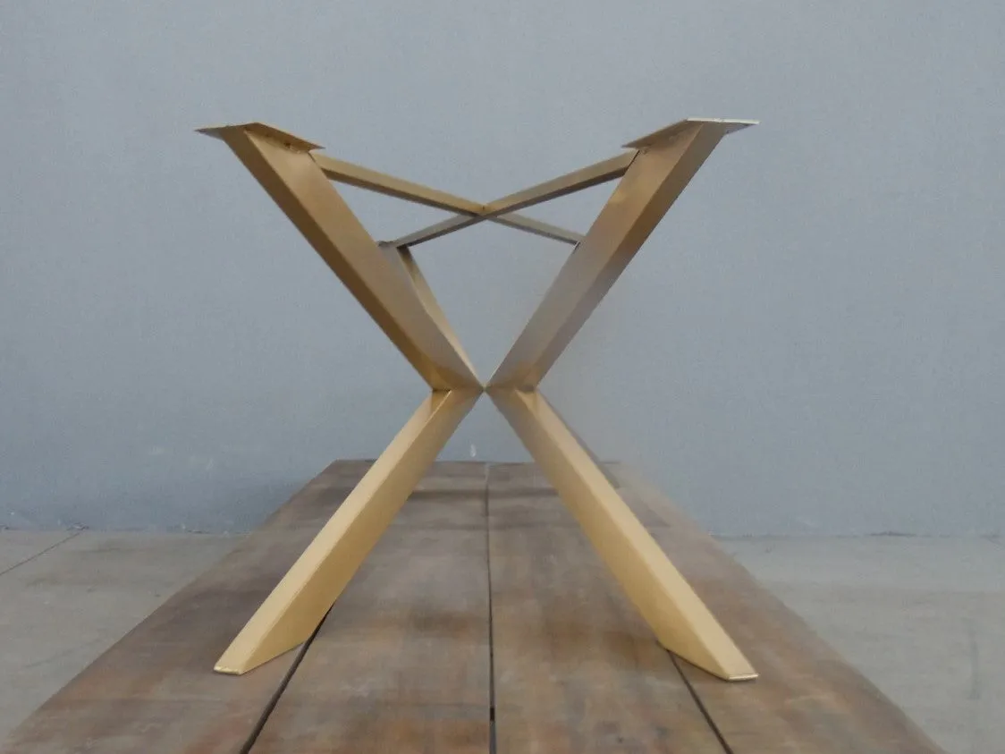 Modern Spider Dining Table Base , 28"H x 28” W x 72” L TUG - Table Base